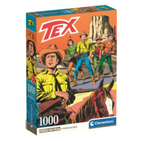 Clementoni - Puzzle 1000 Tex: Na starém západě