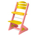 Dětská rostoucí židle JITRO PLUS růžovo - žlutá