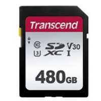 TRANSCEND SDXC karta 512GB 300S, UHS-I U3 V30 (R:100/W:85 MB/s)