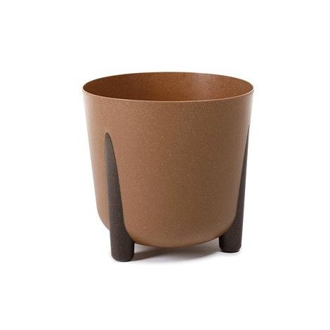 LAMELA Květináč 3 nohy FRIDA ECO WOOD, průměr 26cm, natur LAMELA PLASTICS