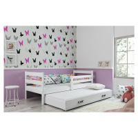 BMS Dětská postel s přistýlkou ERYK 2 | bílá Barva: Bílá / bílá, Rozměr: 200 x 90 cm