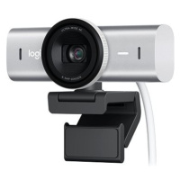 Logitech MX Brio 4K Ultra HD Webcam, Pale Grey