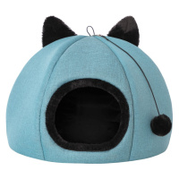 Reedog Kitty Head Blue Iglu pro kočky - S