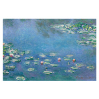 Plakát, Obraz - Claude Monet - Waterlillies, 91.5 × 61 cm