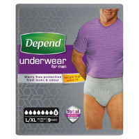 Depend Super pro muže L/XL natahovací kalhotky 9 ks