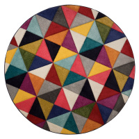 Flair Rugs koberce Kusový koberec Spectrum Samba Multi kruh - 160x160 (průměr) kruh cm