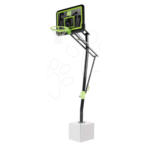 Basketbalová konstrukce s deskou a košem Galaxy inground basketball black edition Exit Toys ocel