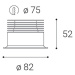 LED2 2150523 SPOT B, B 9W 2700K