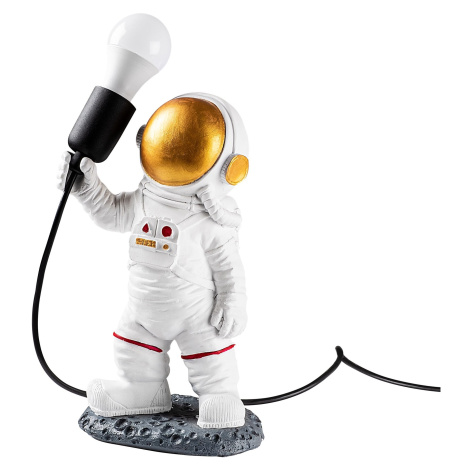 Opviq Stolní lampa Astronaut zlatá/bílá Opviq lights