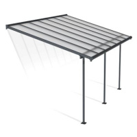 PALRAM Pergola zahradní SIERRA 4200, antracit 3 x 4,25m