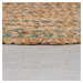 Flair Rugs koberce AKCE: 180x180 (průměr) kruh cm Kusový koberec Capri Jute Natural/Blue kruh - 