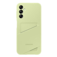 Samsung zadní kryt s kapsou na kartu pro Samsung Galaxy A14, limetková