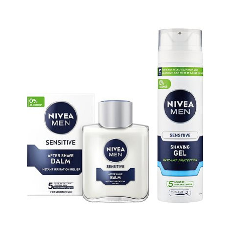 NIVEA MEN Sensitive Shaving Gel Set 300 ml