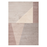 Dekoria Koberec Sevilla paper white/dusty rose 160x230cm, 160x230cm