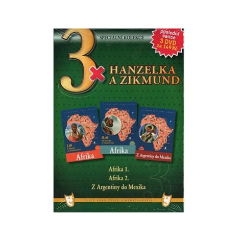 3xHanzelka a Zikmund - 3 DVD