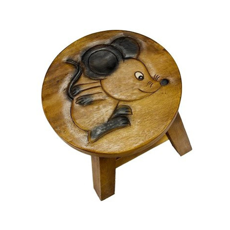 Dřevěná dětská stolička - MYŠKA AK Trading