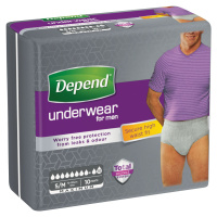 Depend Inkontinenční kalhotky Maximum S/M pro muže 10 ks