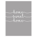 Ilustrace Home sweet home, Finlay & Noa, 30 × 40 cm