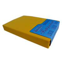 Brotex Froté prostěradlo 100 × 200 cm, sytě žluté