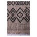 Koberec Indiana 08524A JUTE / BLACK