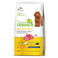 Natural Trainer Small/toy hovězí a rýže granule 2 kg