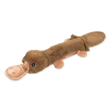 Hračka Dog Fantasy Recycled Toy kačka s PET lahví pískací se šustícím ocasem 55cm