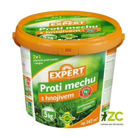 Trávníkové hnojivo EXPERT proti mechu - kyblík ZC140299 Forestina