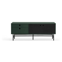 Tmavě zelený TV stolek 140x52 cm Punto - Teulat