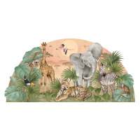 Pastelowe Love Nálepka na zeď - safari - Toulání divočinou