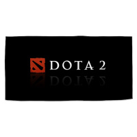 Sablio Ručník DOTA 2 Černá - 50x100 cm