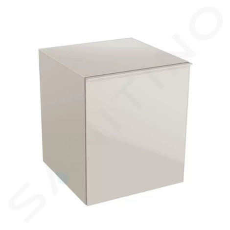 Geberit Acanto Boční skříňka 450x520 mm se zásuvkou, pískově šedá 500.618.JL.2