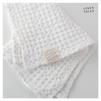 Bílá osuška 100x140 cm Honeycomb – Linen Tales
