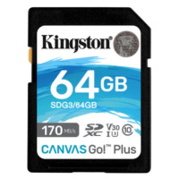 Paměťová karta Kingston Micro SDXC 64GB (SDG3/64GB)