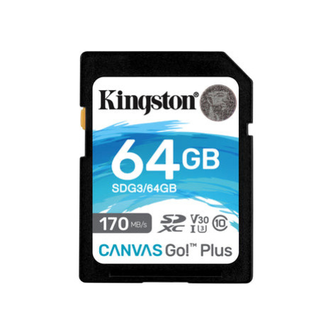 Paměťová karta Kingston Micro SDXC 64GB (SDG3/64GB)
