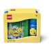 LEGO ICONIC Boy svačinový set (láhev a box) - modrá/zelená