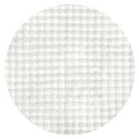 Bílý pratelný kulatý koberec ø 80 cm Bubble White – Mila Home