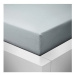 Chanar Prostěradlo Jersey Lux, 90 × 200 cm, světle šedé