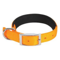 Obojek pes soft nylon oranžový 25mm/50cm Zolux