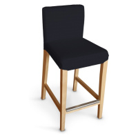 Dekoria Potah na barovou židli Hendriksdal , krátký, černá, potah na židli Hendriksdal barová, L