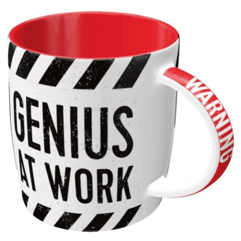 Hrnek Warning! Genius at Work POSTERSHOP