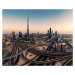 Fotografie Dubai Skyline Panorama, Jean Claude Castor, 40 × 30 cm