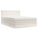 Krémová boxspring postel s úložným prostorem 200x200 cm Blend – Maison de Rêve