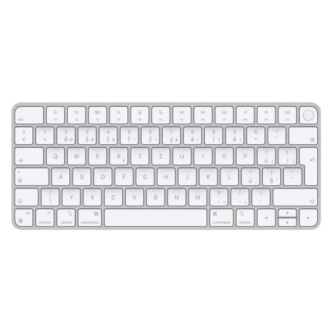 Apple Magic Keyboard (2021) s Touch ID, CZ, bílá - MK293CZ/A