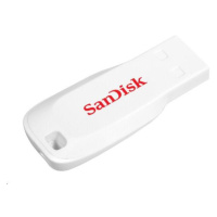 SanDisk Flash Disk 16GB Cruzer Blade, USB 2.0, bílá