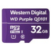 WD MicroSDHC karta 32GB Purple WDD032G1P0C Class 10, 16TBW