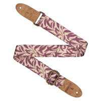 Cascha CUS-VC4 Ukulele Strap Vegan Cork - Mauve Leaves