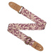 Cascha CUS-VC4 Ukulele Strap Vegan Cork - Mauve Leaves