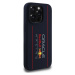 Oracle Red Bull Racing Silicone Vertical Logo MagSafe kryt iPhone 15 Pro modrý