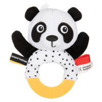 CANPOL BABIES Hračka senzorická Panda s kousátkem a chrastítkem BabiesBoo