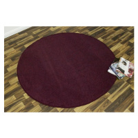 Kusový koberec Nasty 102368 Brombeer Violett kruh